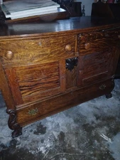 Vintage Tiger Oak Buffet.