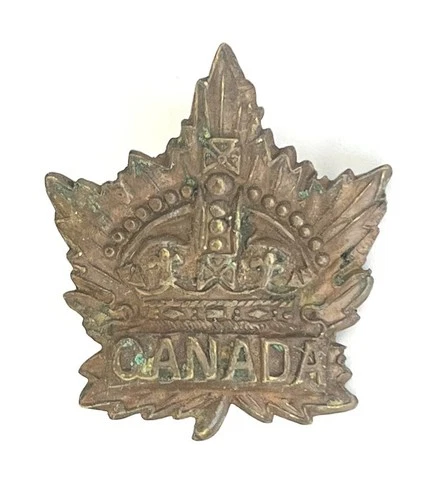 WW1 Canadian Expeditionary Force General Service Collar Badge (E2)