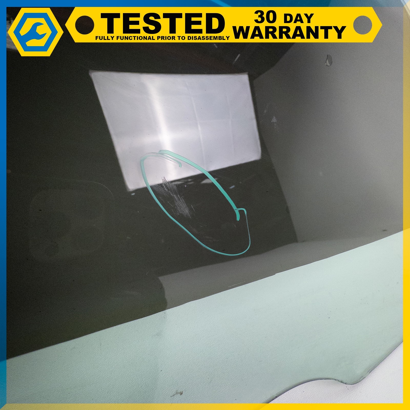 05-13 CHEVROLET CORVETTE C6 FRONT RIGHT PASSENGER SIDE DOOR WINDOW GLASS OEM