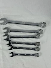 Vintage S-K Tools 6pc SAE Combination Wrench Set – 3/8"-3/4”– Made in USA
