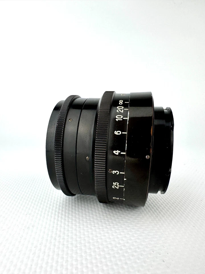 Lens Carl Zeiss Jena Biotar 5,8cm f/2 Red T Mount for camera EXARTA Germany - Image 3 of 4