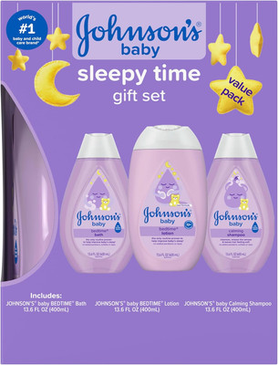 Sleepy Time Gift Set with Calming Bedtime Bath, Bedtime Lotion & Calming Shampoo