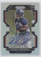 2021 Panini Prizm Rookie Silver Prizm Auto Khalil Herbert #425 Auto 0r5l