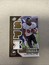 2010 Upper Deck SPX Football, Winning Materials, Michael Turner, 83/125, College