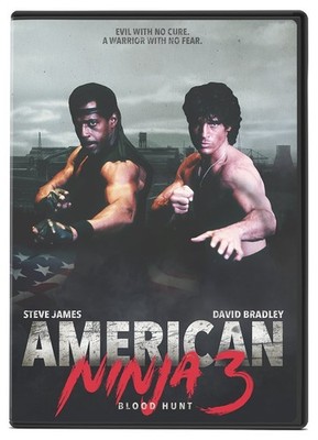 American Ninja 3: Blood Hunt (DVD) David Bradley Steve James Marjoe Gortner