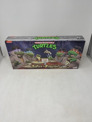 NECA TMNT Cartoon Teenage Mutant Ninja Turtles Turtles in Disguise 4-PACK SEALED