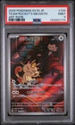 2025 POKEMON JPN SV10-GLORY OF TEAM ROCKET ART RARE TEAM ROCKET'S MEOWTH PSA 9
