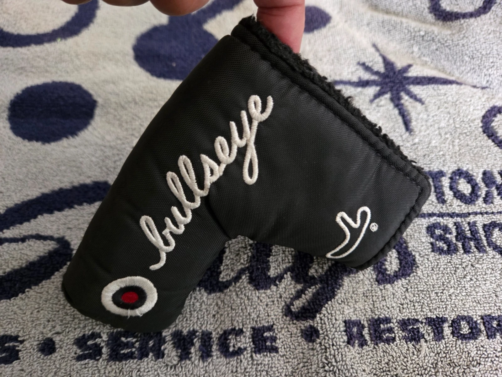 Rare Scotty Cameron/Titleist Bullseye Putter head cover Blade Headcover⛳⛳⛳VGC✔️