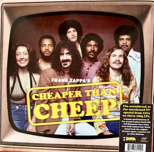 Ltd Offer / Brand New Frank Zappa 3 LP Vinyl Cheaper Than Cheap Sealed
