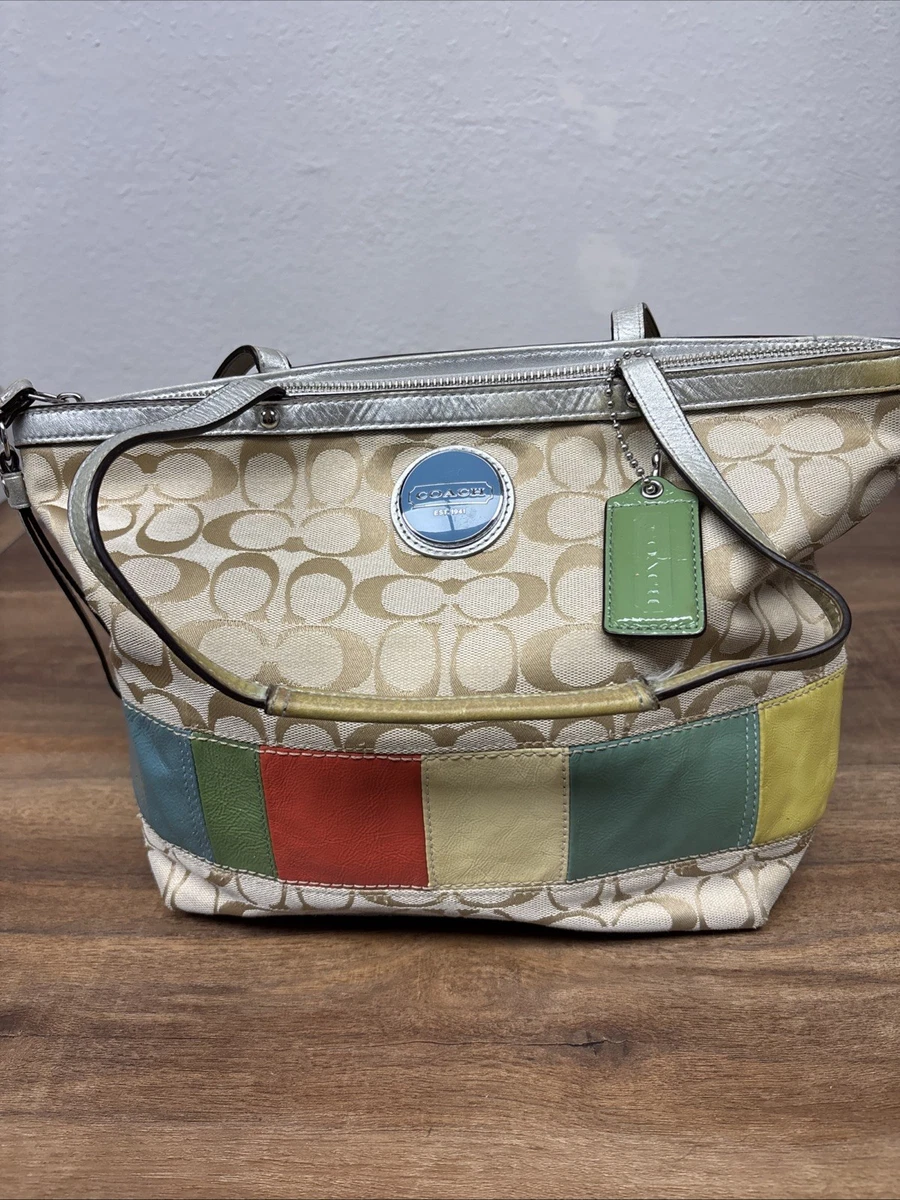 Coach Multi Stripe Shoulder Bag Bags & Handbags for Women for sale