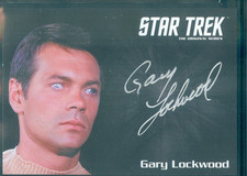 Star Trek Original Series 50th Anniversary Gary Lockwood  Silver Autograph Card