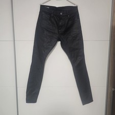 Herren JeansSlimG-STAR® Revend Skinny Jeans Schwarz Glanz W34 L34