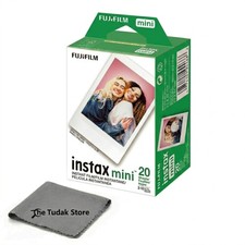 Fujifilm Instax Mini Instant Film, 20 Sheets White Daylight ISO 800 for Ins...