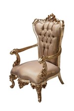 Poltrona soggiorno design classico poltrona oro lusso soggiorno tessuto
