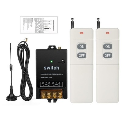 Funkschalter 230V mit Fernbedienung AC Remote Control Switch Funk Relais 230v