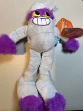 Bark Box MUMMY LONG LEGS Dog Toy Plush L 20-50 Lbs Squeaky Crinkles Whip & Flip