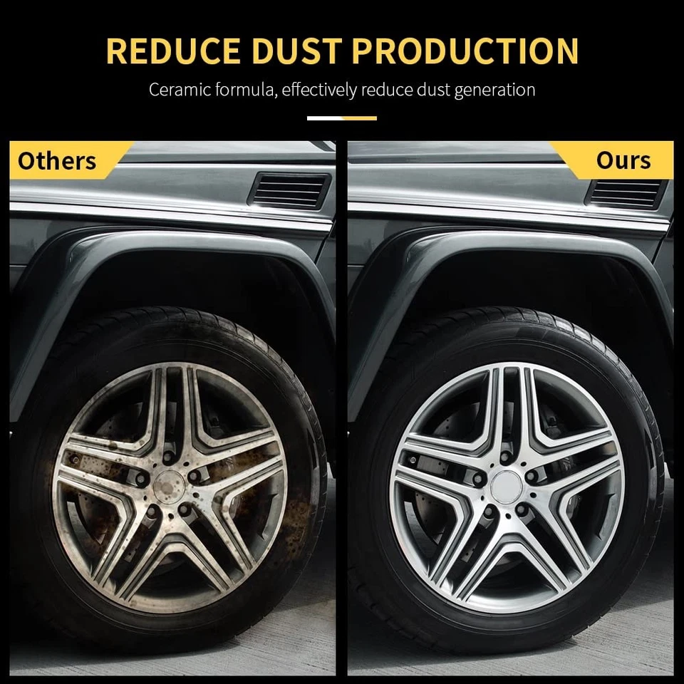 Front and Rear Ceramic Disc Brake Pads w/Hardware fit for 2013-2017 Honda Accord - Image 3 of 4