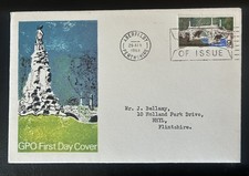 1968 Official Post Office First Day Cover Aberfeldy Bridge Perthshire GPO Stamp