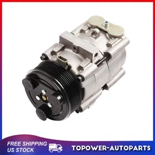 A/C AC Compressor For Ford F-150/ F-250 F350 F450 Super Duty 4L3Z19703AB