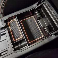 Center Console Organizer Tray Compatible with Subaru Crosstrek 2018-2022 Orange