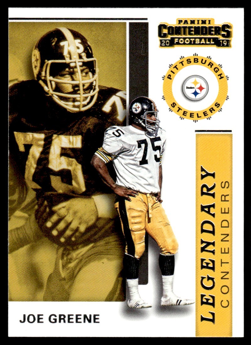 2019 Panini Contenders Legendary #LC-JG Joe Greene – Steelers HOF