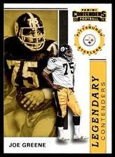 2019 Panini Contenders Legendary #LC-JG Joe Greene - Pittsburgh Steelers - HOF