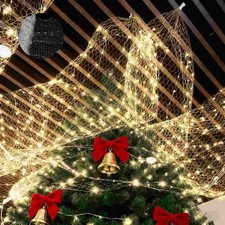 300LED Net Curtain Mesh Fairy String Lights Home Christmas Party Wedding Decor