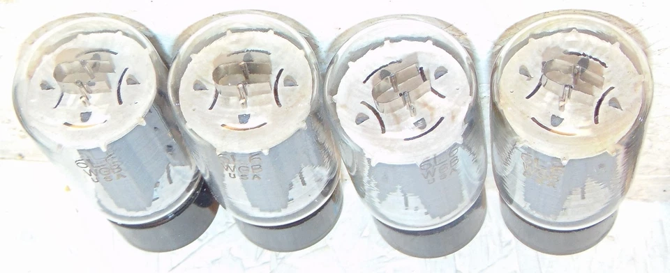 NOS PERFECT MATCH QUAD 6L6GB 6L6G KT66 PHILIPS TUBOS RADIADORES REJILLA PLATINO Foto 3 de 3