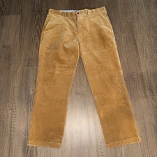 Polo Ralph Lauren Corduroy Pants Mens 36x30 Tan Brown Stretch Classic Fit Prep