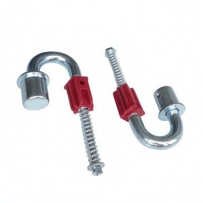 Ladder Hook Compact Metal Ladder Hook Silver