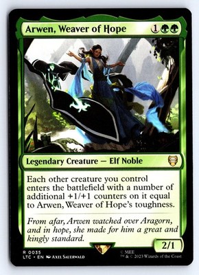 Arwen Weaver of Hope 35 Commander Tales of Middle-earth Magic NM