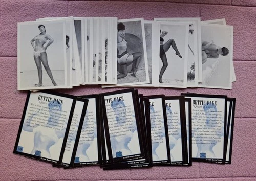 COMPLETE SET - TRADING CARDS - 1994 BUNNY YEAGER - BETTIE PAGE QUEEN OF CURVES