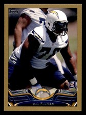 2013 Topps Mini Gold Football #ed/58 - Set Break - Front and Back Scans # 1-220