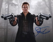 Jeremy Renner signed autograph 20x25cm Hansel & Gretel in person autograph ACOA