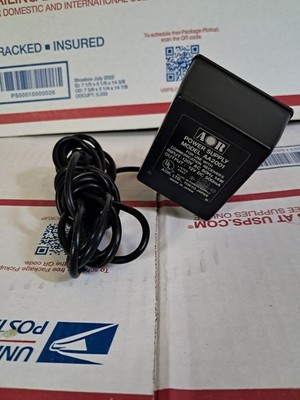 AOR Original AA2002 AC Power Adapter for the AR2002 AR3000A - RARE 3 PIN PLUG