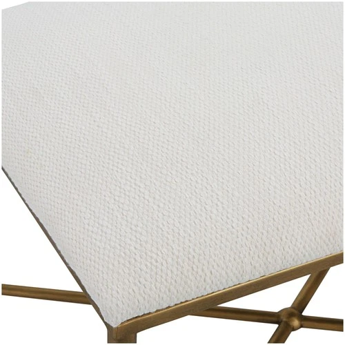 Uttermost 236-AVENHAM-BENCH-SM Avenham 24"W Black Framed Bench - Picture 4 of 12