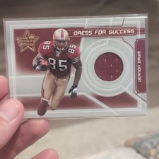 2006 Leaf Rookies & Stars Vernon Davis Dress for Success Jersey /100 #DS-18