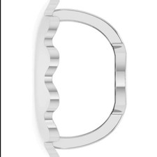 PAIR 18k 6.4mm White Gold Heavy 0.041" Post Threaded Screw Earring Backs Nuts US