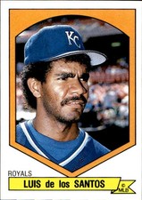 figurina Panini Baseball 1989 '89 # 347 Luis de los Santos