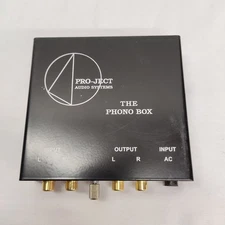 PRO‑JECT AUDIO SYSTEMS THE PHONO BOX PRE-AMPLIFIER AUDIO ENHANCER MM/MC VERSION