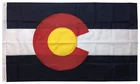 3x5 Ft COLORADO Flag Embroidered Nylon State Flag Sewn Deluxe Flag