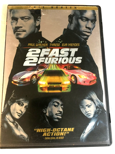 2 Fast 2 Furious Full Screen DVD Ships Free Same Day With Tracking
