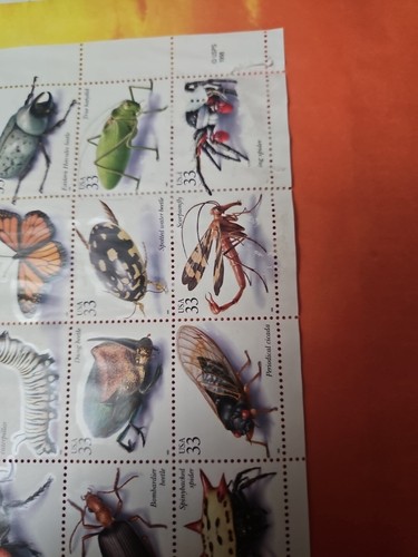 Insects&Spiders Postage Stamp United States 32¢ #3351 MNH Full Sheet - Picture 4 of 4