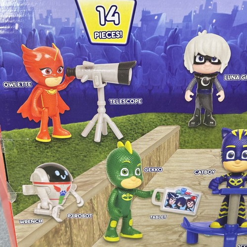 PJ Masks Deluxe 14 Piece Figure Set 2018 New - Picture 5 of 7