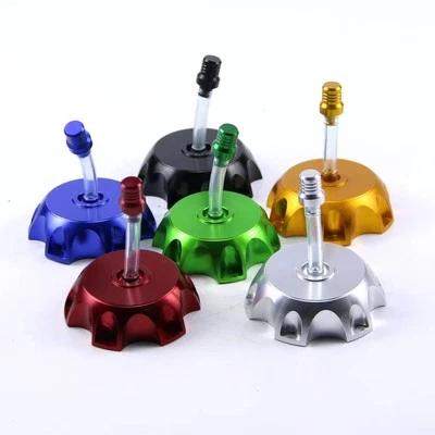 CNC Aluminum Gas Fuel Tank Cap Breather Vent ATV Dirt Pit Bike 70 110 125cc SSR