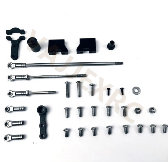 4-wheel Linkage Metal Conversion Kit for 1/14 Scale Tamiya rc truck int - Image 3 of 4