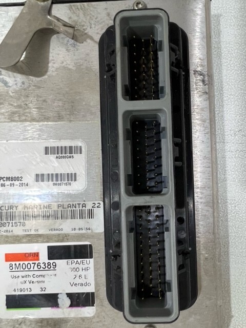 Mercury VERADO 2014 300hp PCM 8M0076389 Propulsion Control Module 