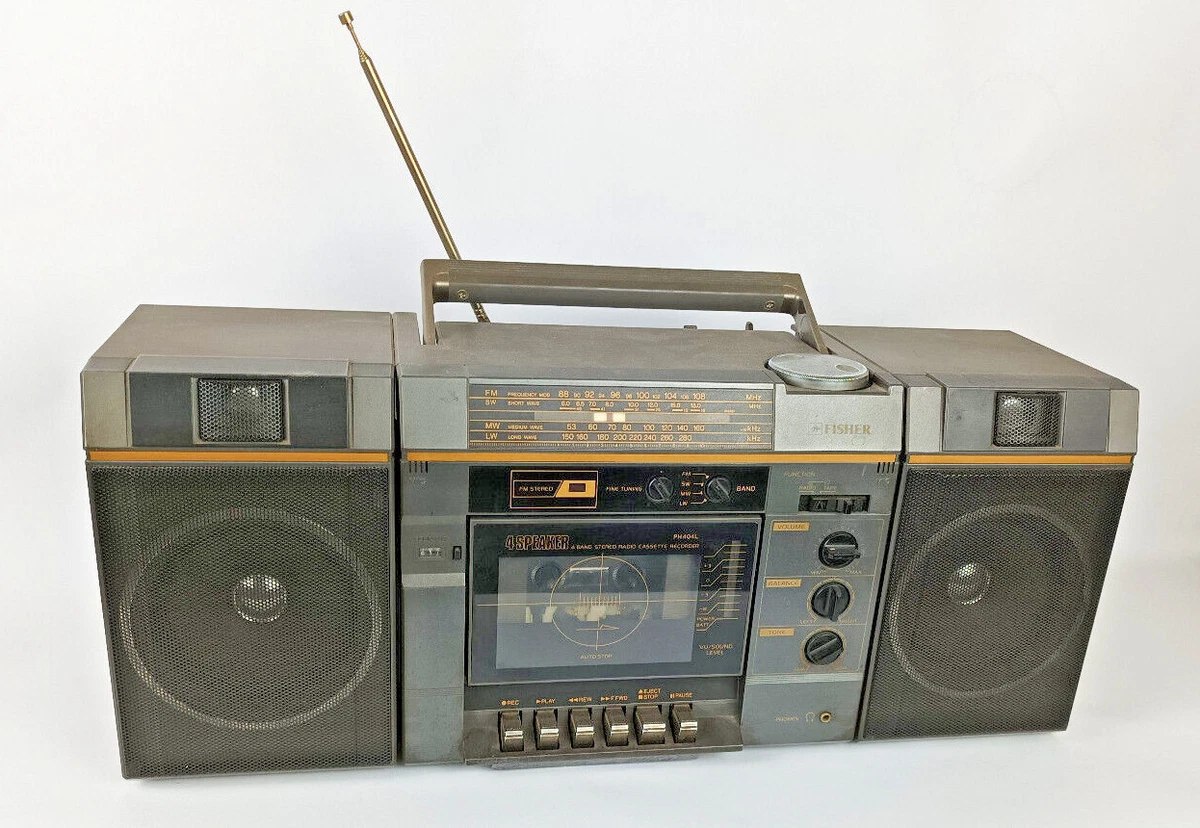 FISHER FR-H1 ラジカセ Fisher Portable Stereos & Boomboxes with Headphone Jack | eBay