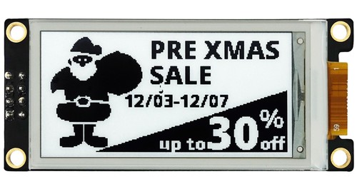 Black 2.13 inch e-Paper Display Module for Arduino,Raspberry Pi - Picture 2 of 8