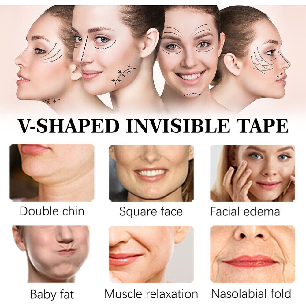 Face Lift Strips Facial Lifting Patch Brow Lift Tape Invisible Facelift